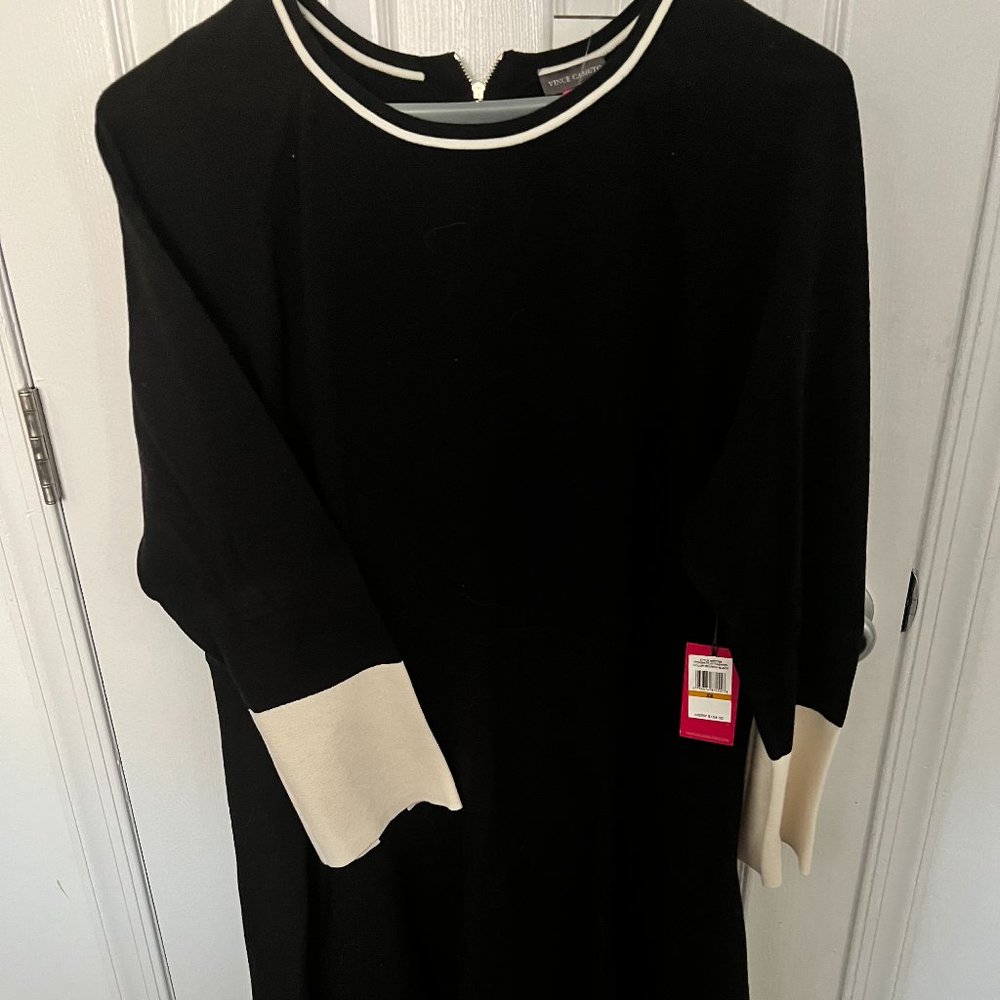 Black and White Knit dress